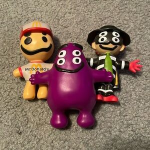 Lot of 3 Adult Happy Meal Figures from 2022